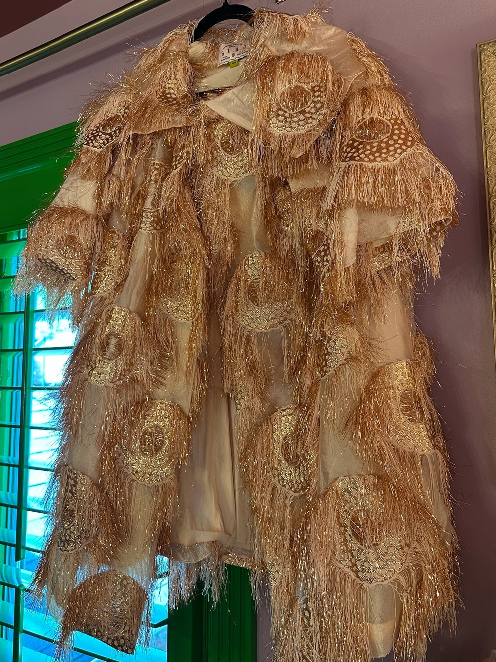 BURU The Eyelash Shawl Coat - Picture 2 of 6